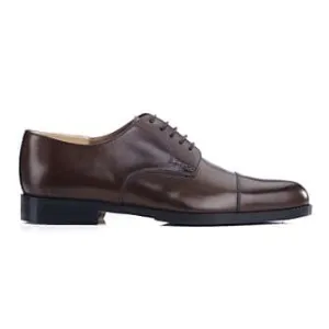 Patina Chocolate Derby Shoes - Rubber pad - MAYFAIR CLASSIC PATIN