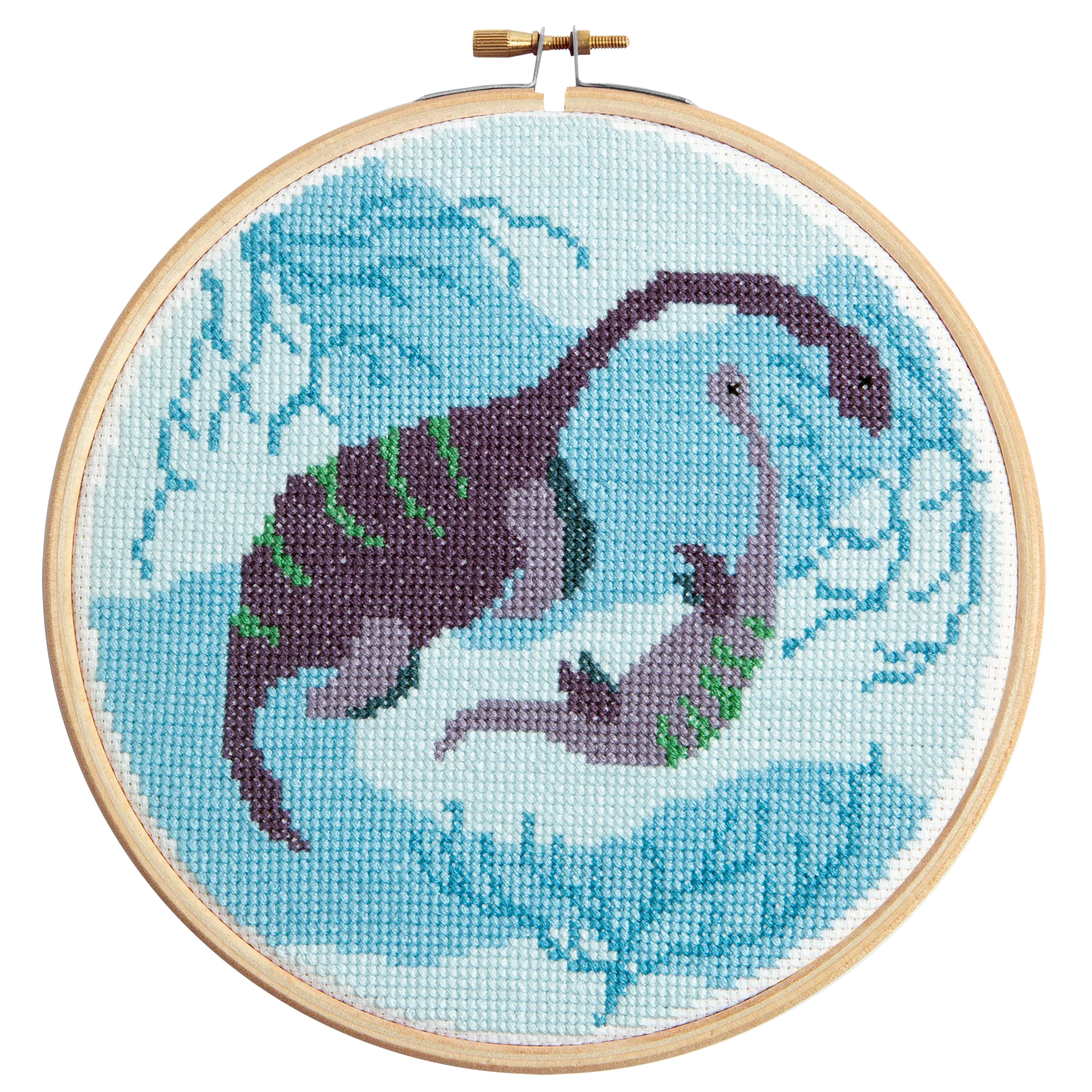 Plesiosaurus Cross Stitch Kit