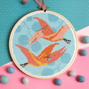 Pterodactyl Cross Stitch Kit