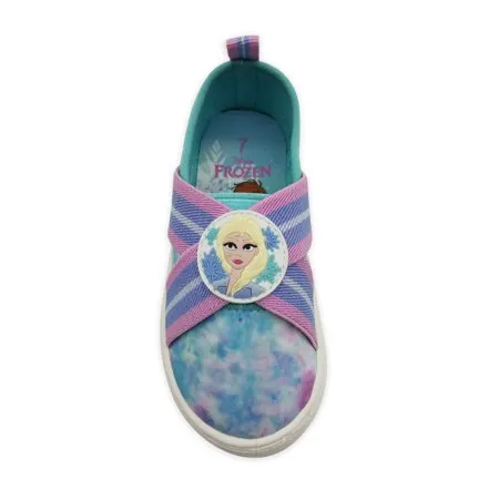 "Frozen Toddler Girls Casual Sneaker, Sizes 7-12"Light Blue/Purple,