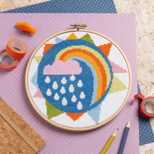 Rainbow Cross Stitch Kit