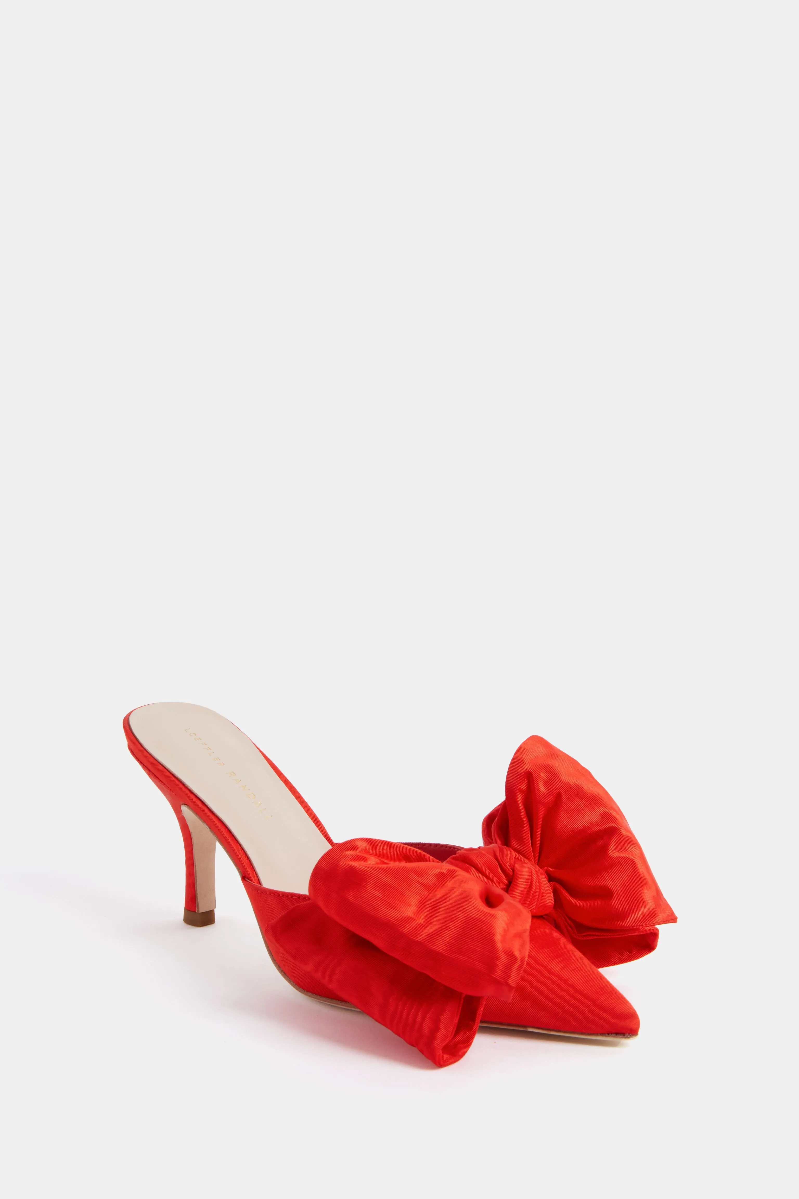 Red Margot Bow Heels