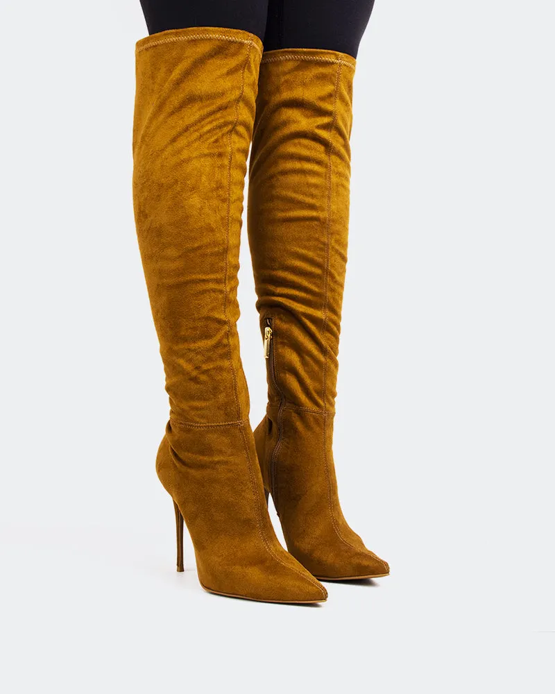 Sahar Camel Suede