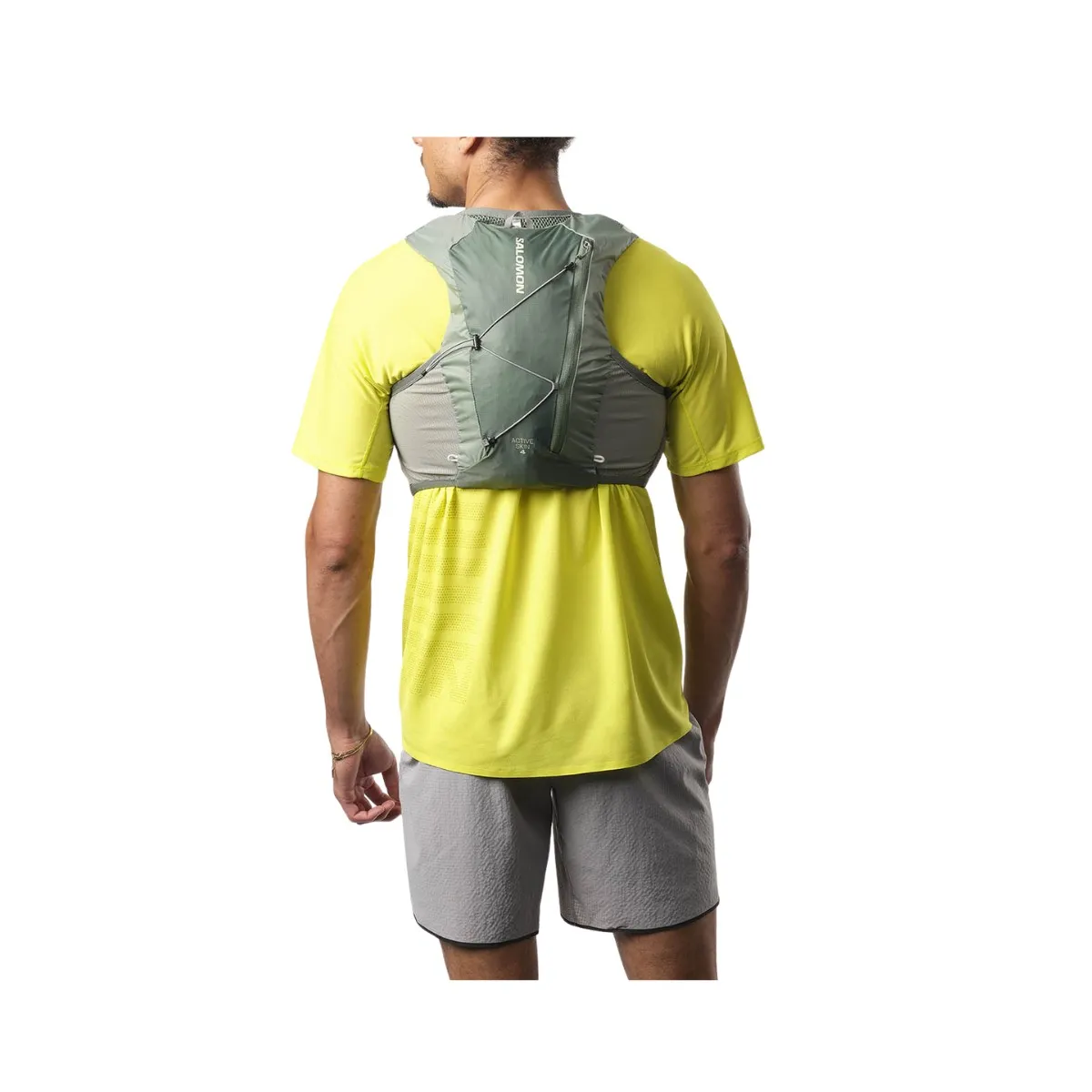 Salomon Active Skin 4 Set Green Running Vest