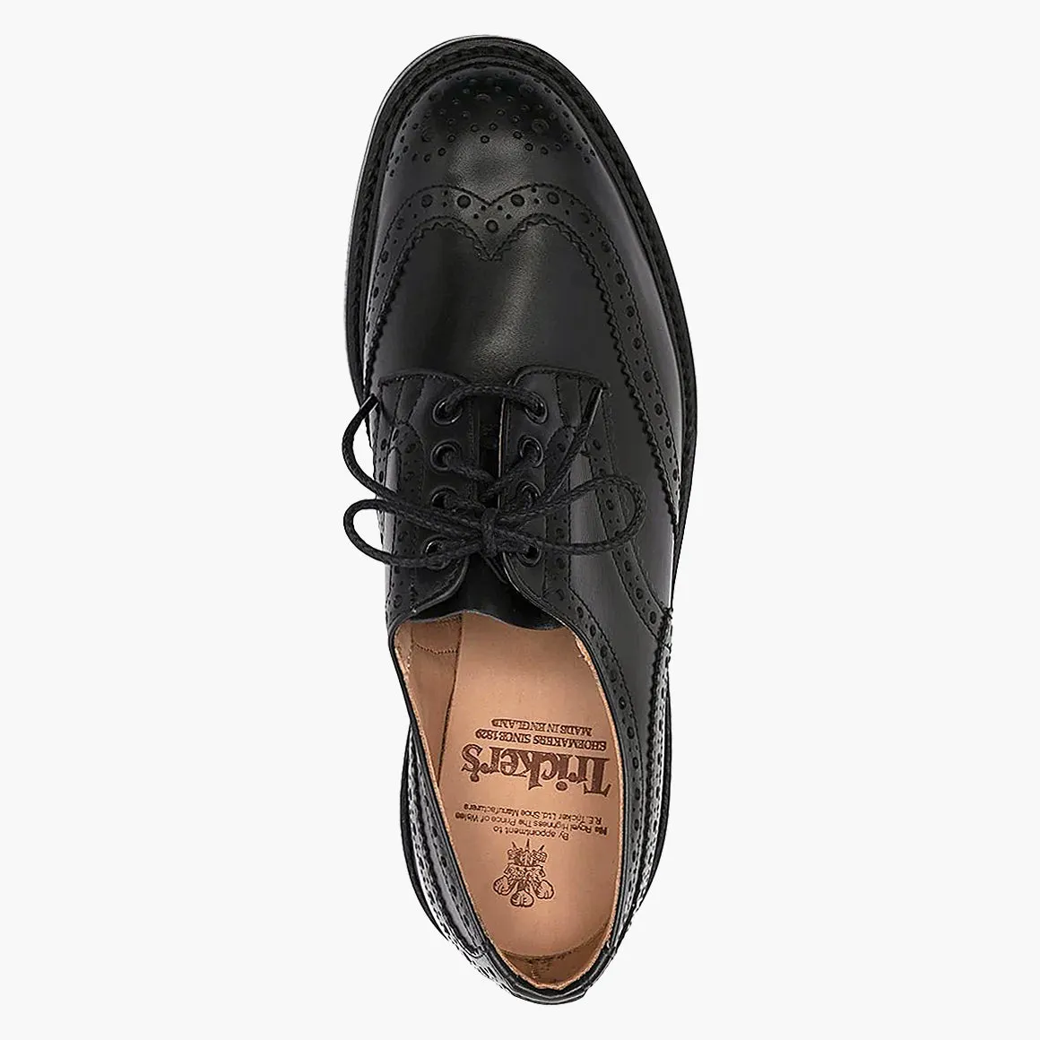 Scarpa TRICKER'S Bourton Country Shoe in Pelle Nera