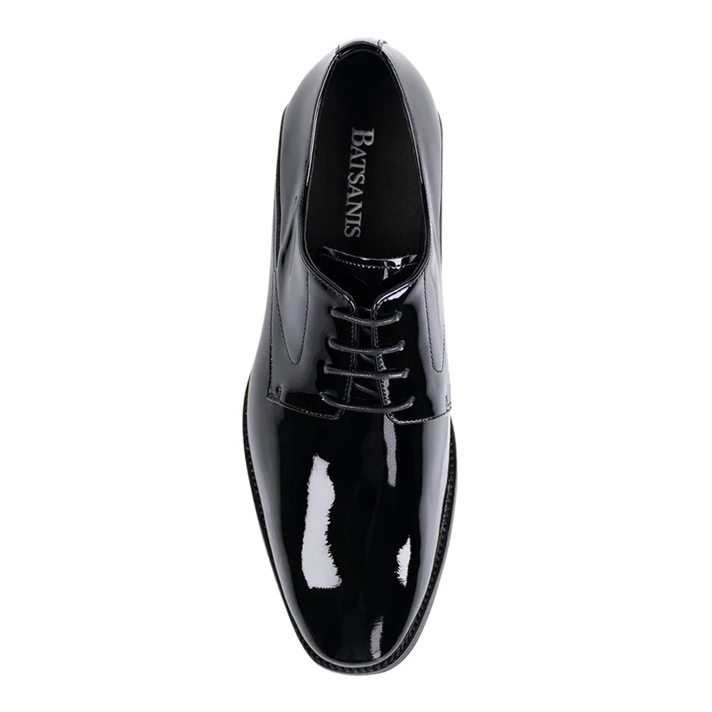 Sinatra Black Patent Derby Shoes