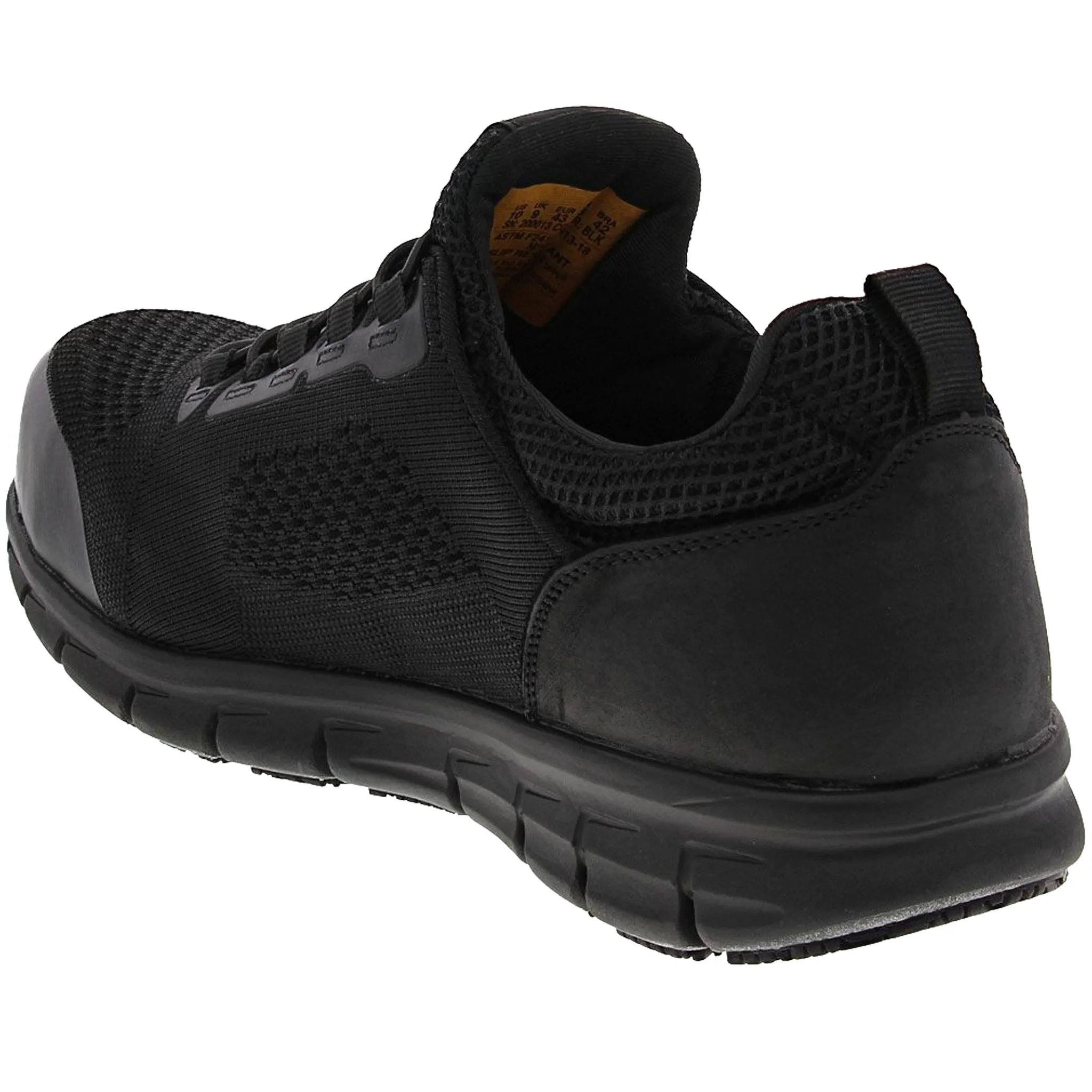 Skechers Men's 200013 Synergy Omat Black Safety Toe Work Shoes