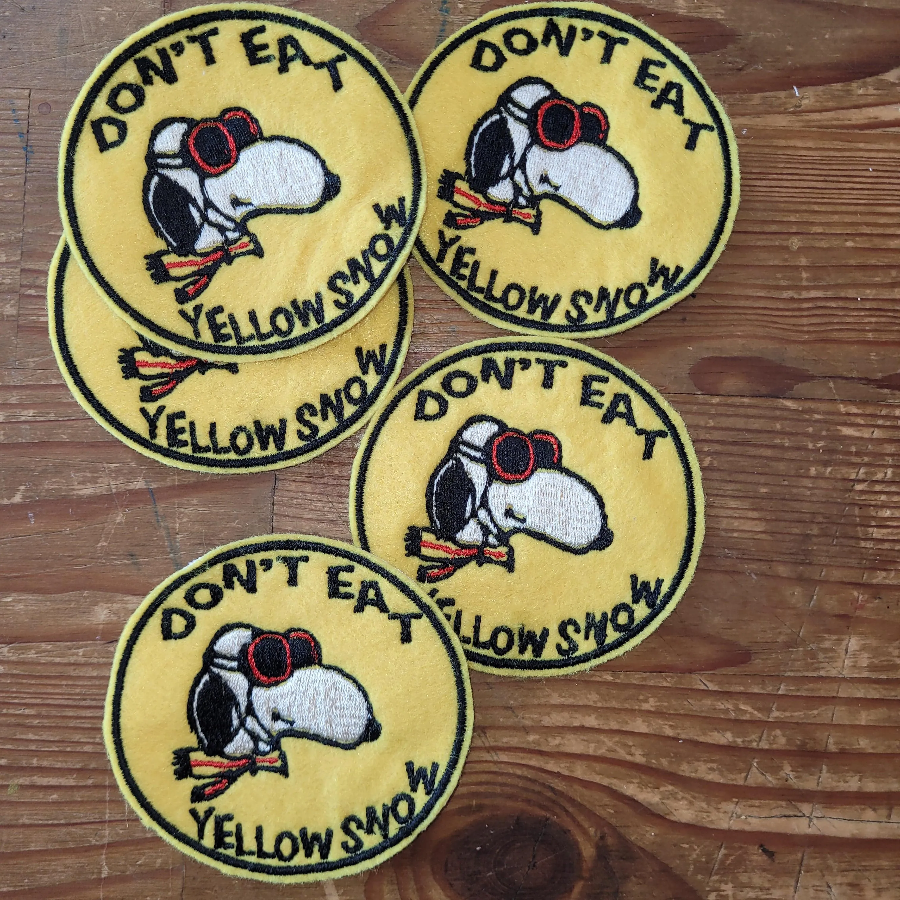 Snoopy "Don't Eat Yellow Snow"