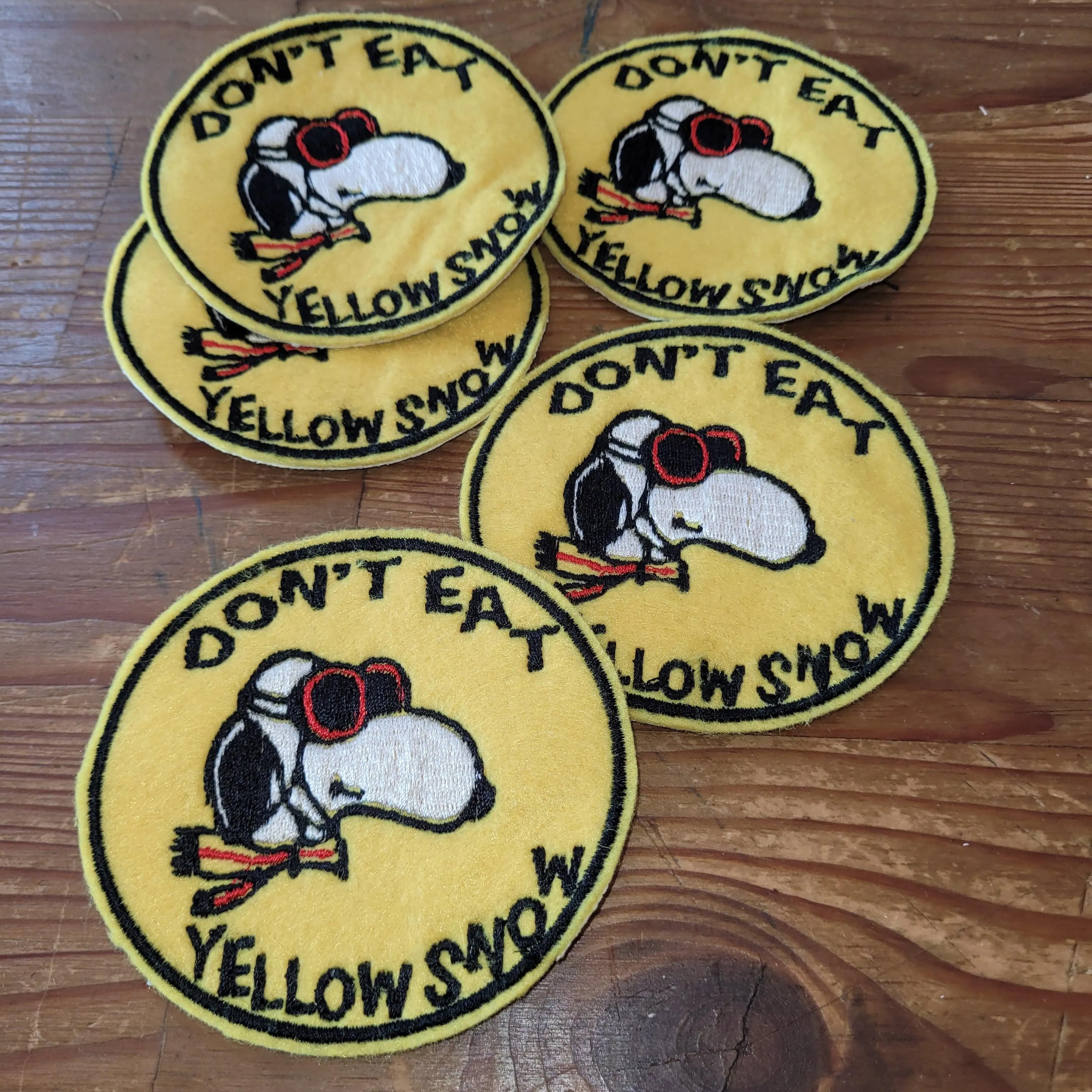 Snoopy "Don't Eat Yellow Snow"