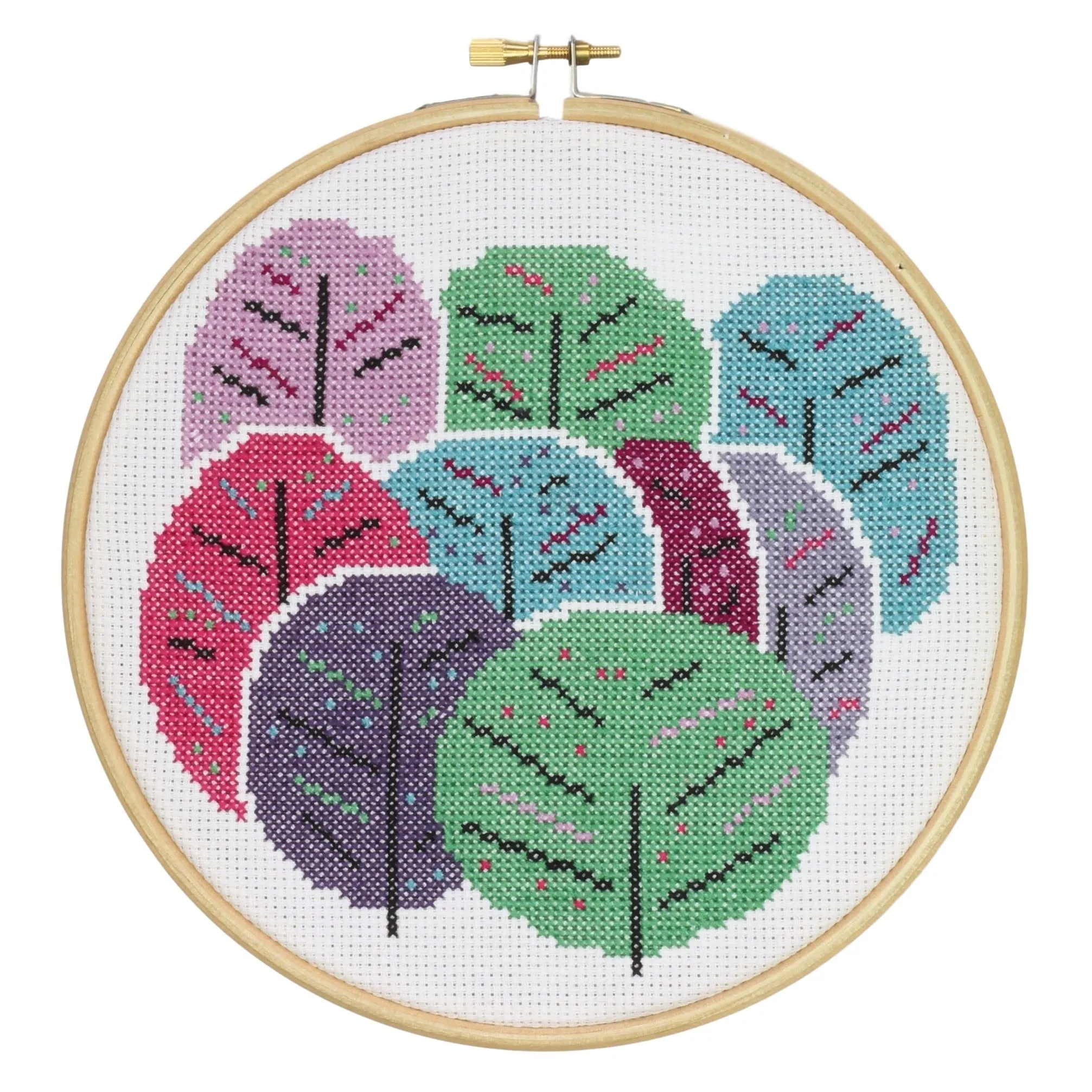 Spring Trees Cross Stitch Kit