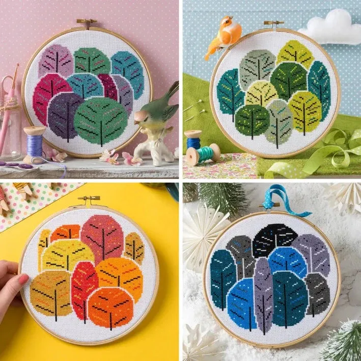 Spring Trees Cross Stitch Kit