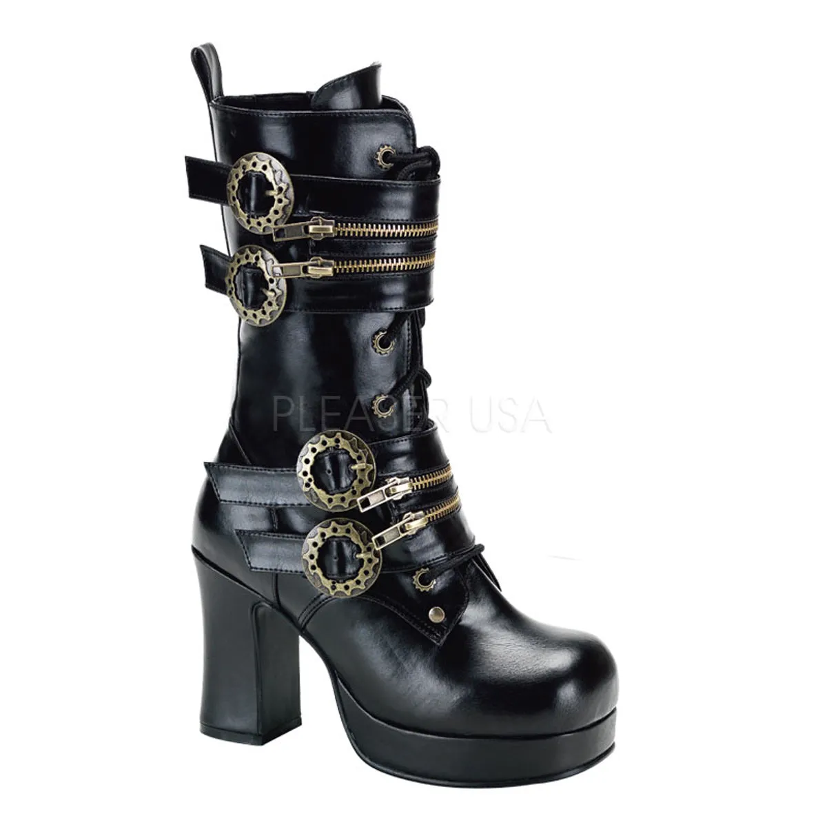 Steampunk Biker Boots