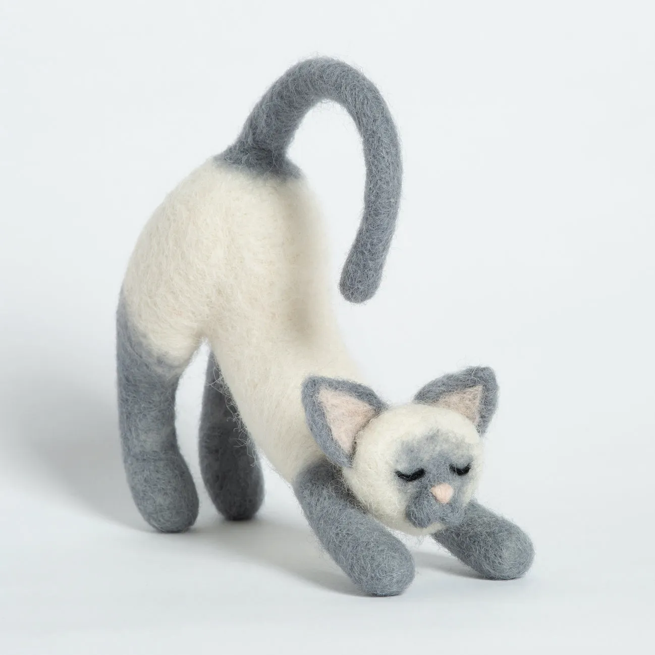 Stretching Cat Needle Felting Kit