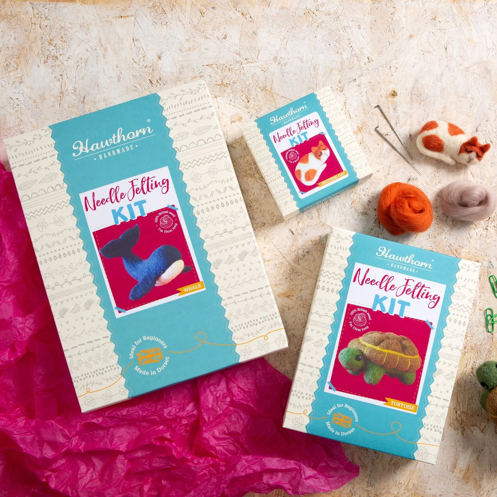 Sussex Chicken Needle Felting Kit