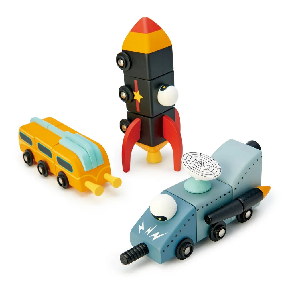 Tender Leaf Space Racer Vehicles