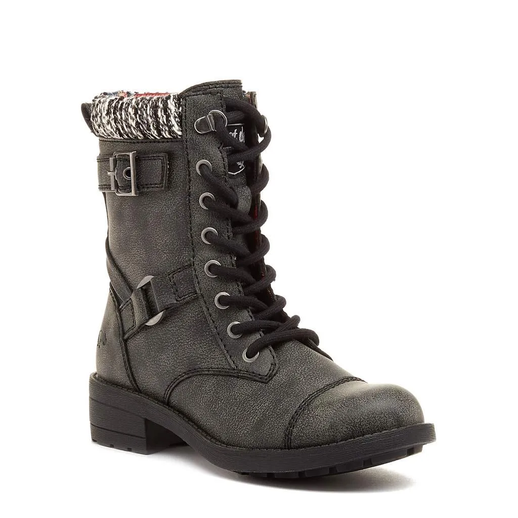 Thunder Black Biker Boot