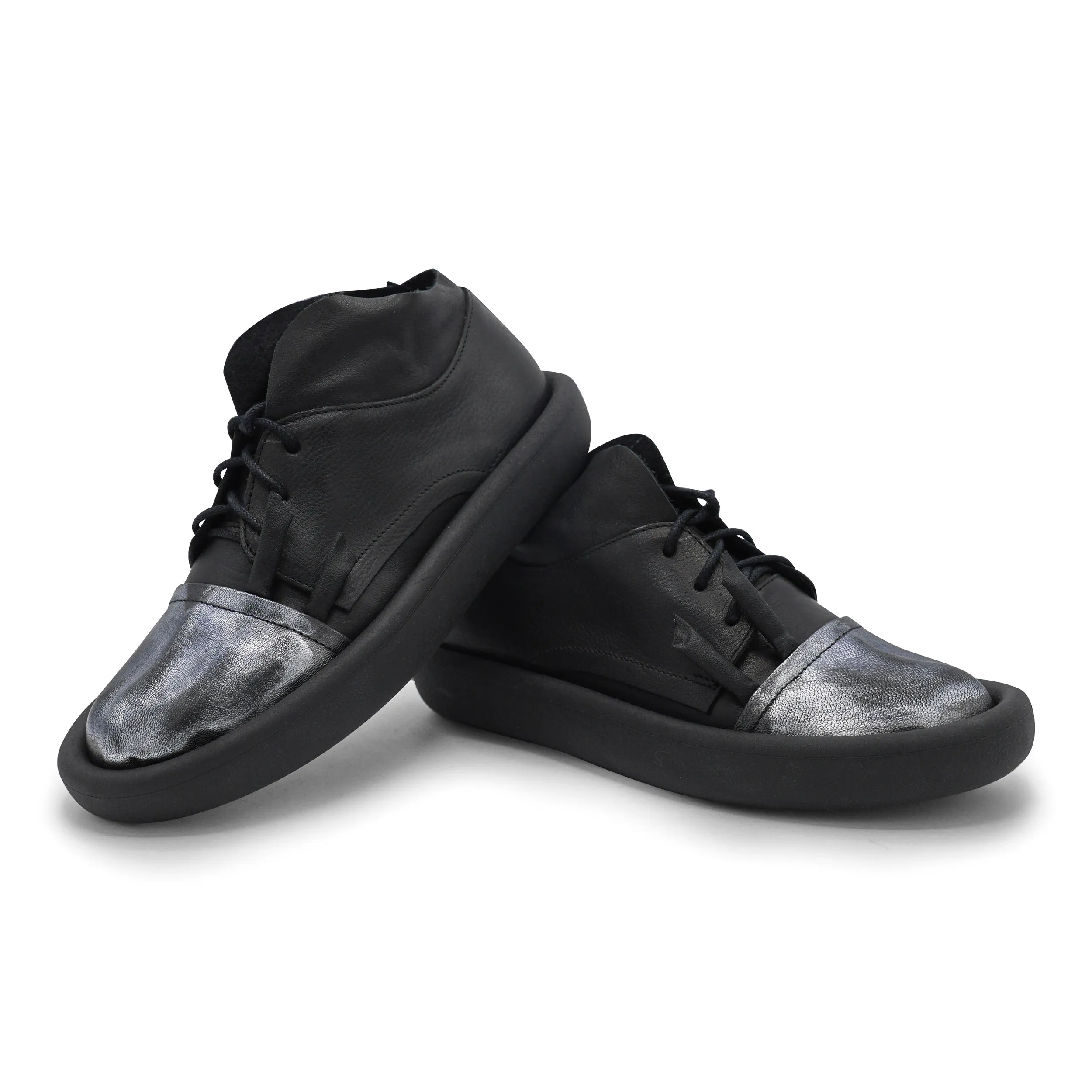 Tires - Black Lace Up Shoe