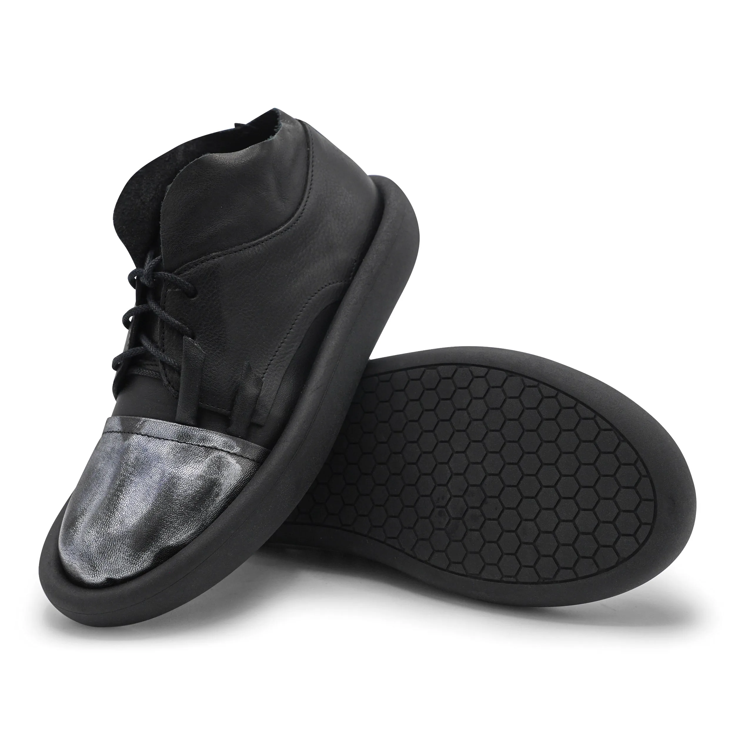 Tires - Black Lace Up Shoe