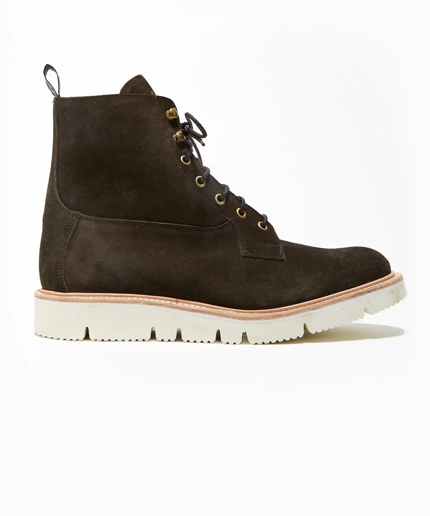 Todd Snyder x Tricker's Burford Boot in Earth Repello Suede