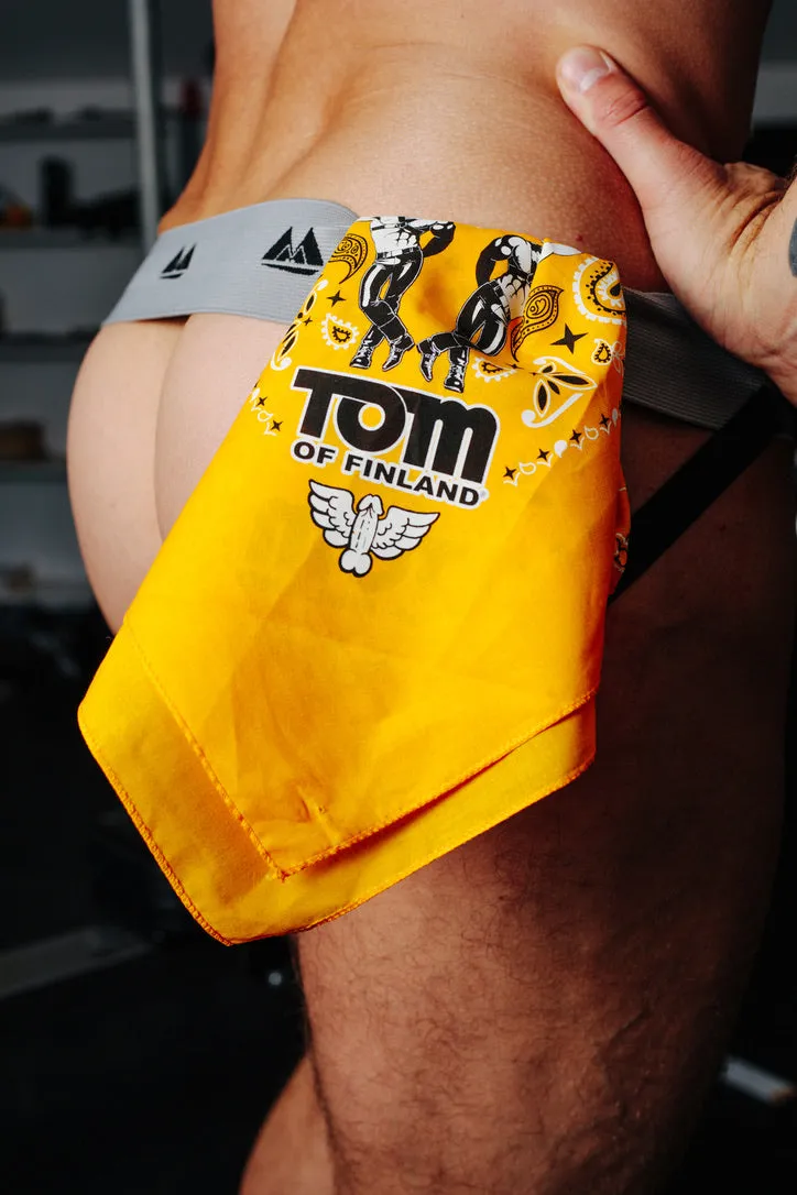 Tom of Finland Bandana by Peachy Kings Yellow