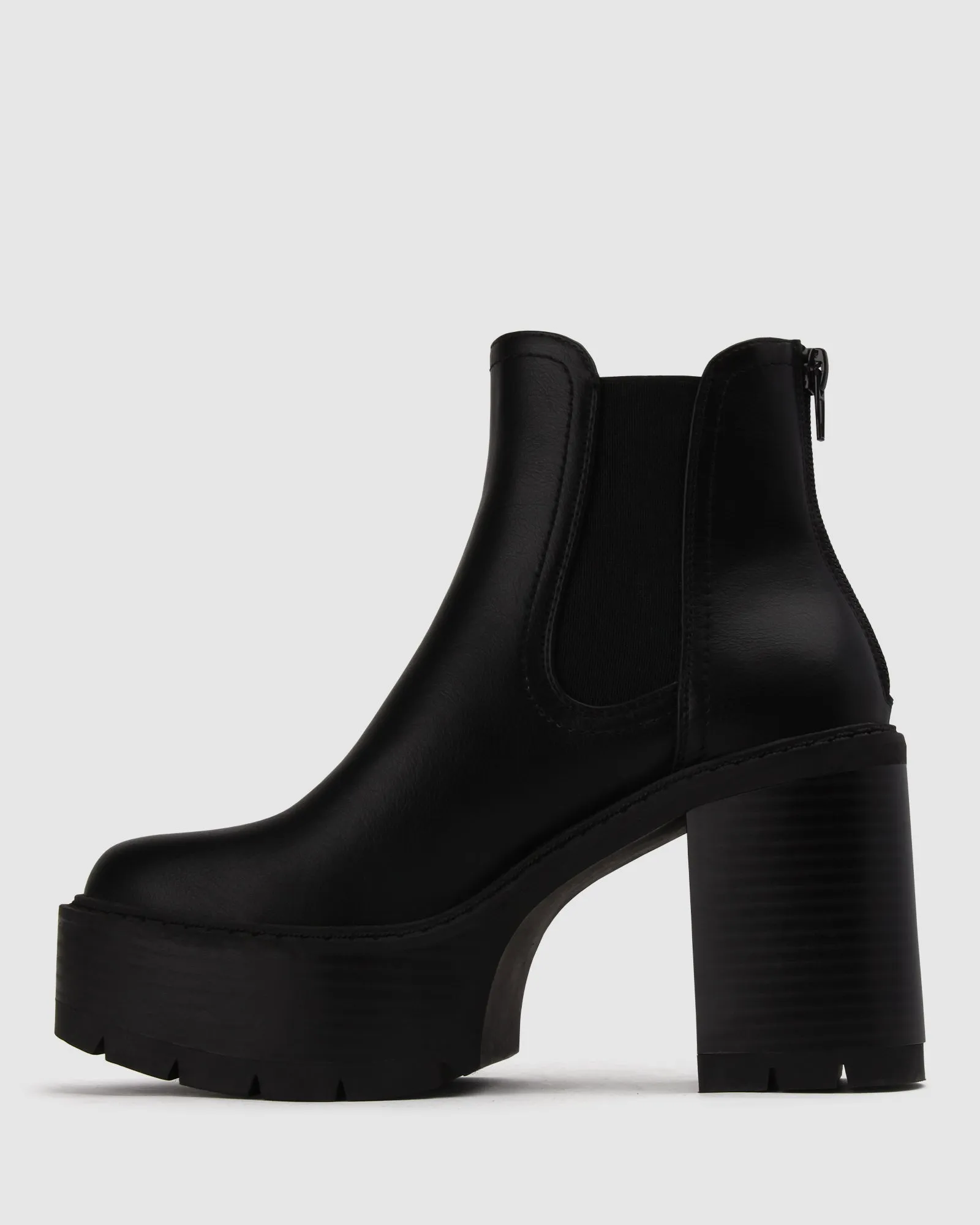 TORNADO High Block Heel Chelsea Boots