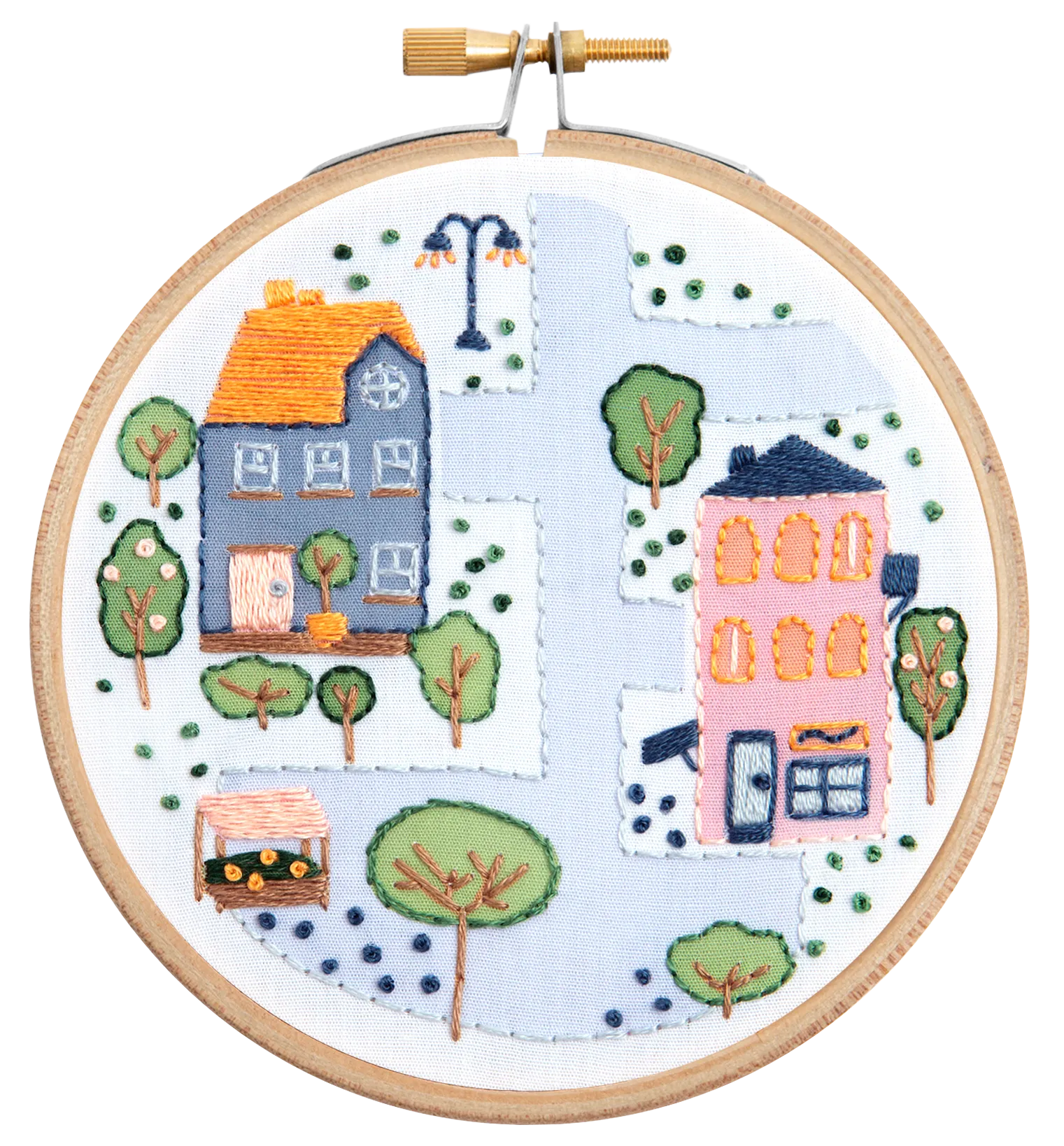 Town Houses Mini Embroidery Kit