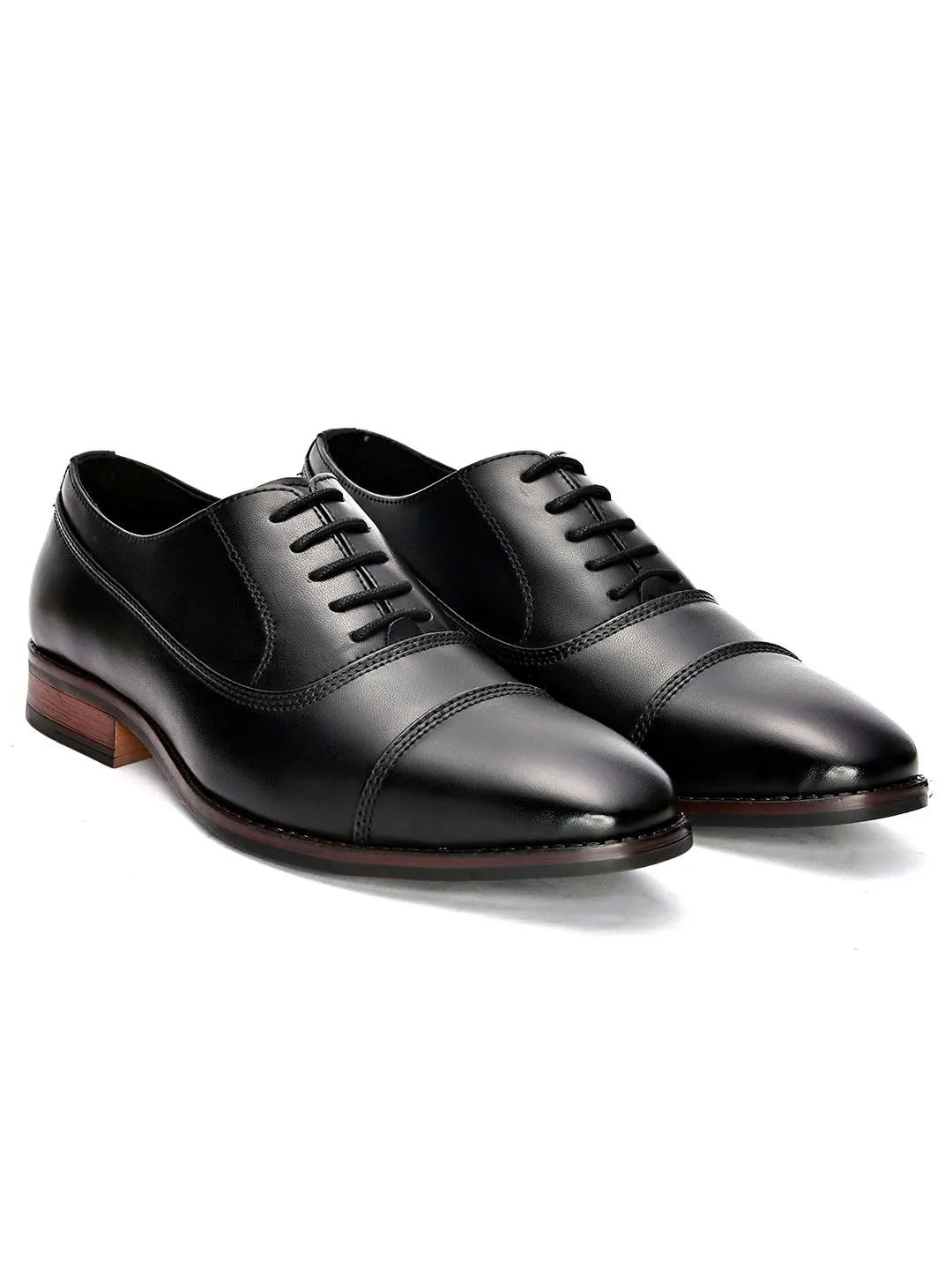 Trade Black Derby Shoes