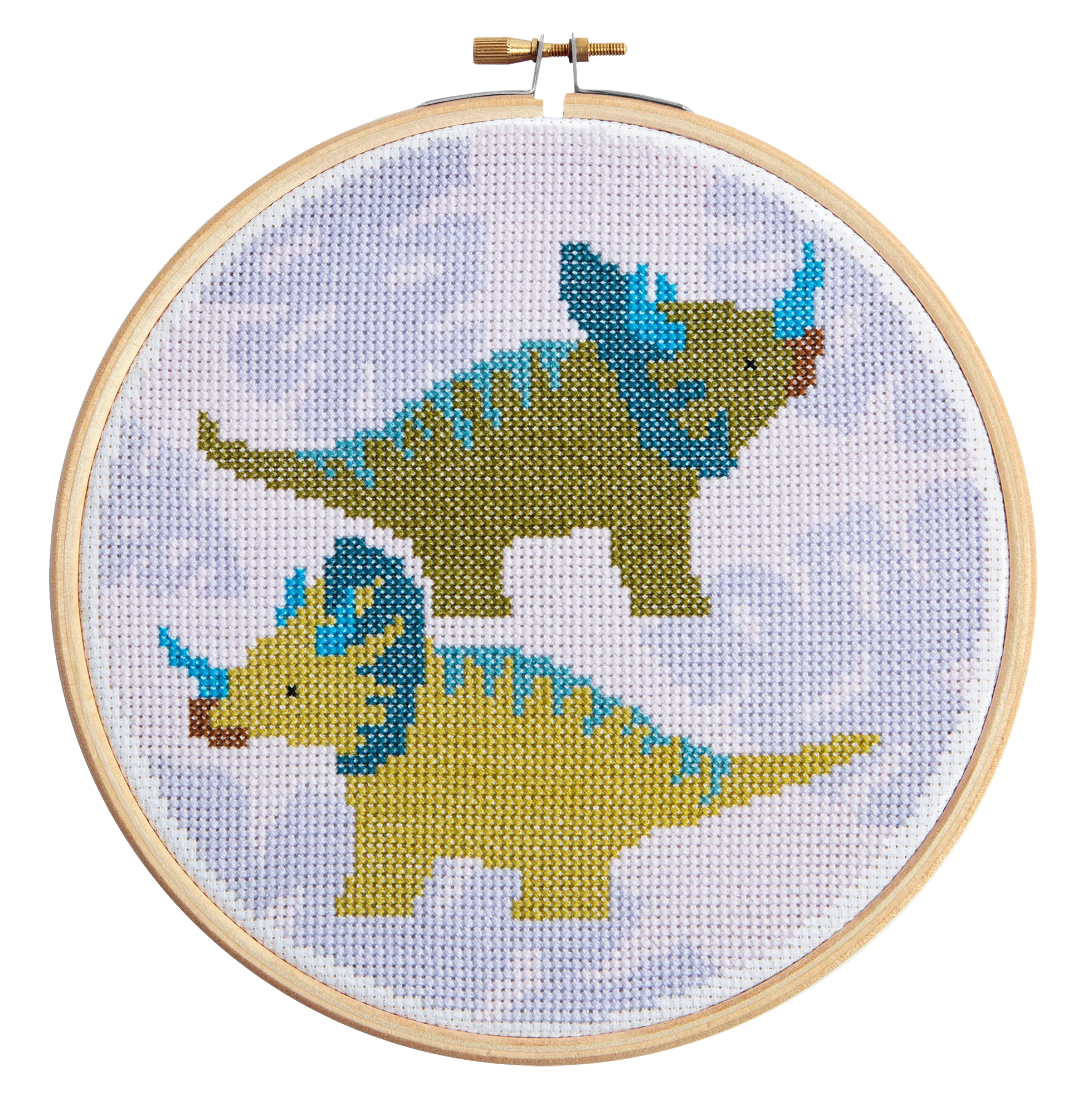 Triceratops Cross Stitch Kit