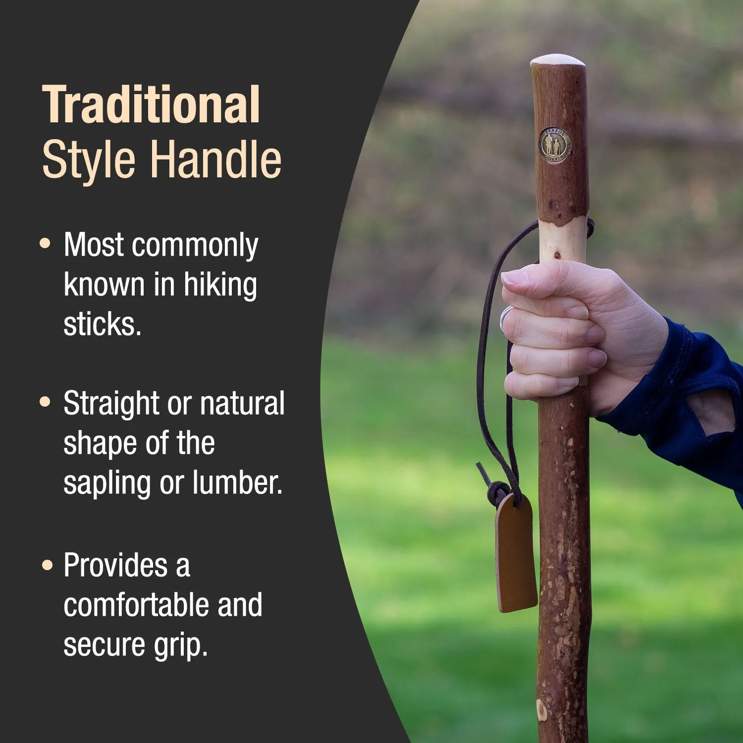 Twisted Sweet Gum Rustic Walking Stick