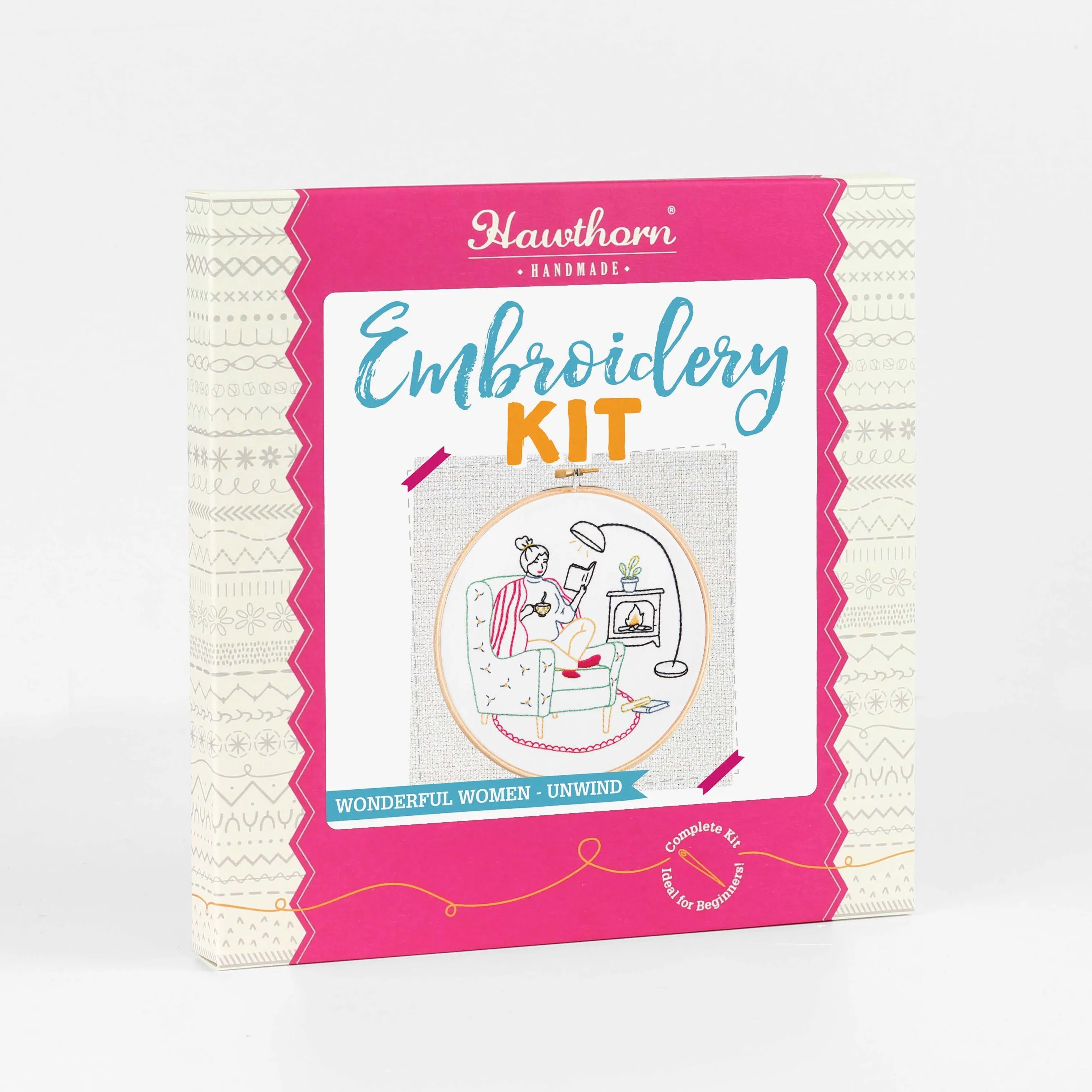 Unwind Embroidery Kit (Wonderful Women Collection)