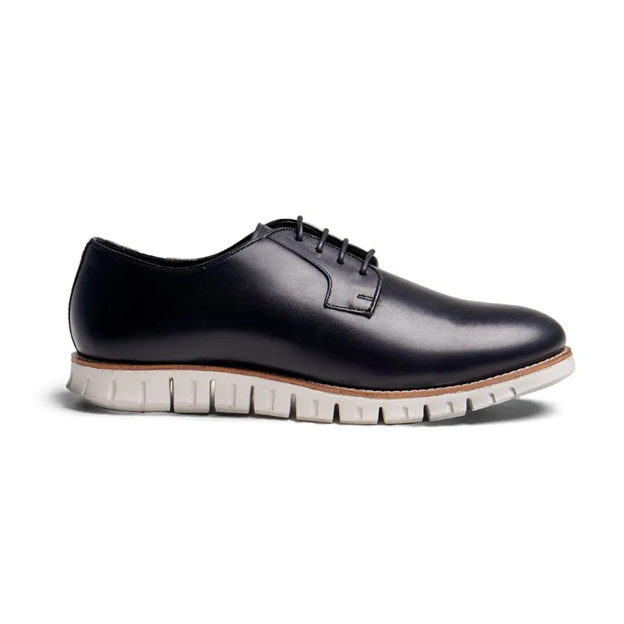 Urban Luxe Derby - Zero Leather Lace Up Black