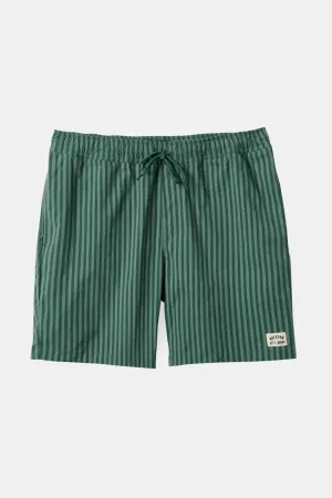 Voyage Hybrid Short 5.5" - Trekking Green Herringbone