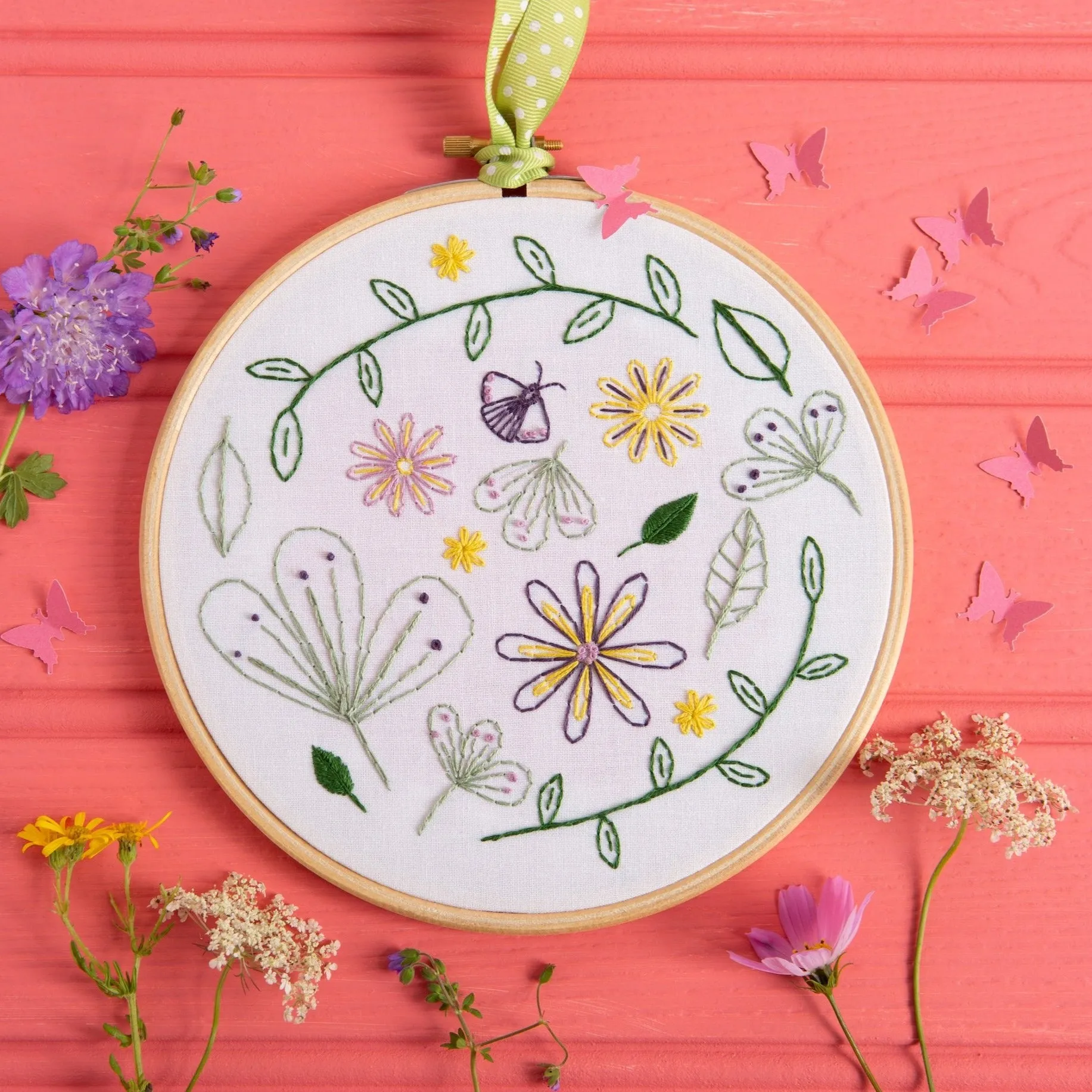 Wildflower Meadow Embroidery Kit