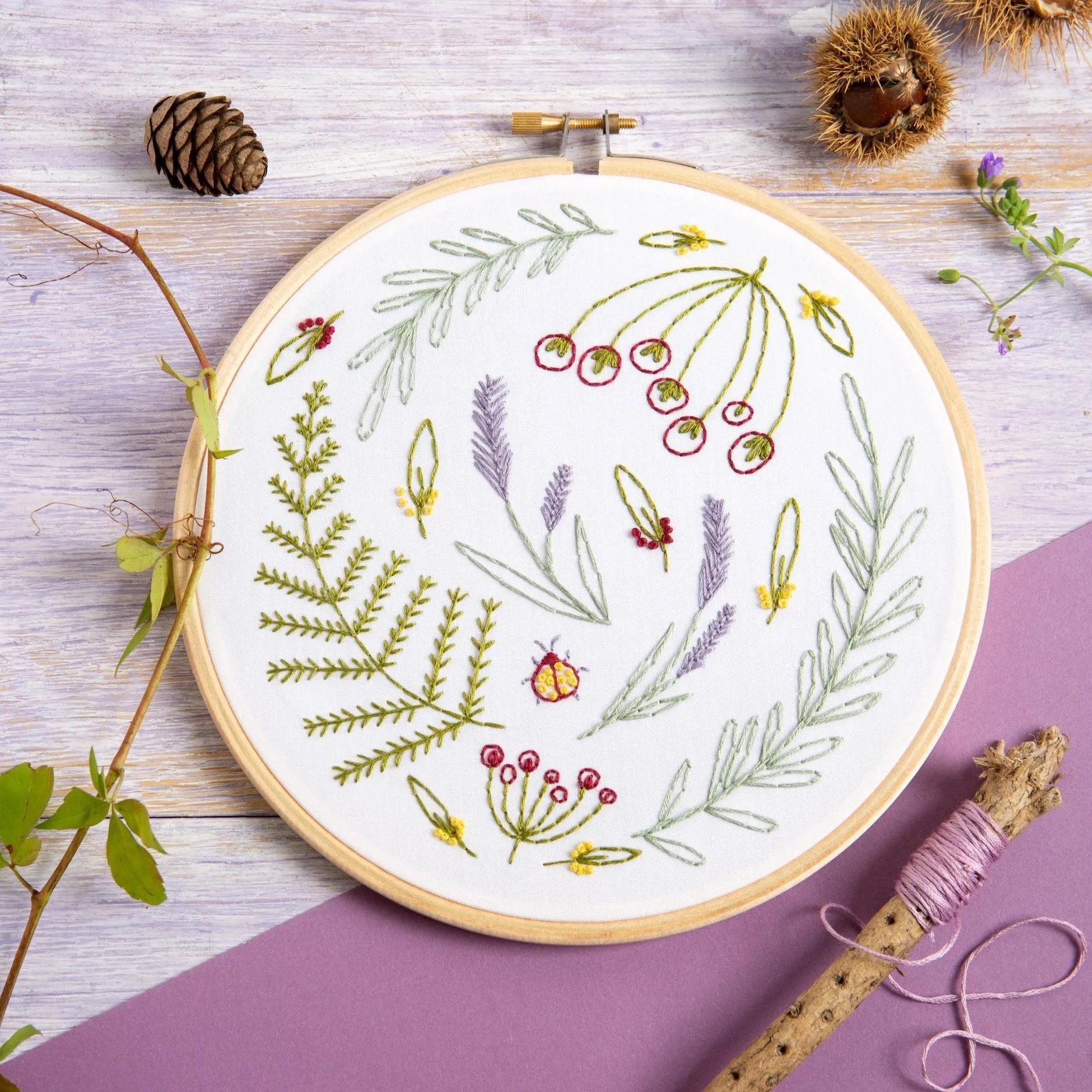 Wildwood Embroidery Kit