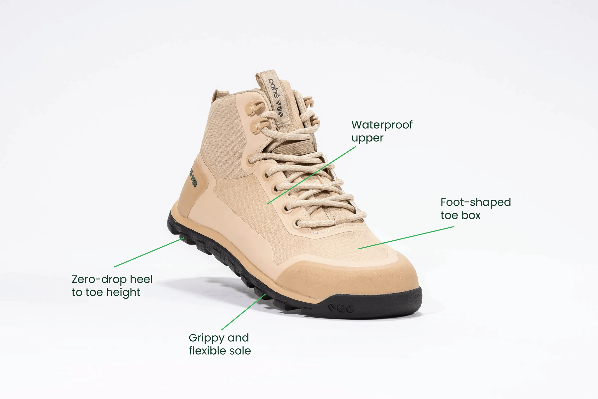 Women's Rediscover Grounding Barefoot Hiking Boot | Dune