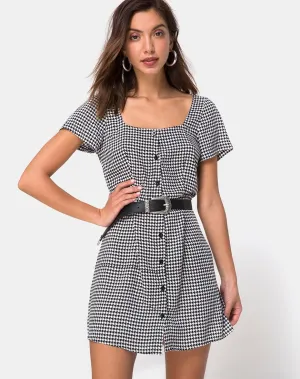 Zavacca Tea Dress in Small Dogtooth